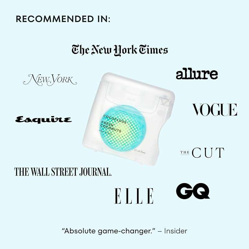 Cocofloss Expanding Woven Dental Floss by Cocolab, Waxed Tooth Floss for Daily Oral Care, Coconut Oil Infused, Vegan, for Adults and Kids, Signature Set, 4 Pack - Image 7