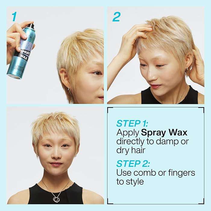 Redken Spray Wax Invisible Texture Mist For All Hair Types - High Impact Finishing Spray Wax, Adds Volumizing Body & Dimension With A Satin-Matte Finish - Image 6