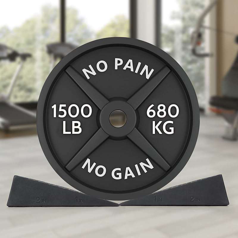 Paterlof Squat Wedge for Easier Squats: 2-Pack Non-Slip Blocks with Guides | Improve Knees Ankles Mobility for Split Squats Weightlifting Deadlitf Fitness Enthusiasts Home Exercisers Daily Workout - Image 7