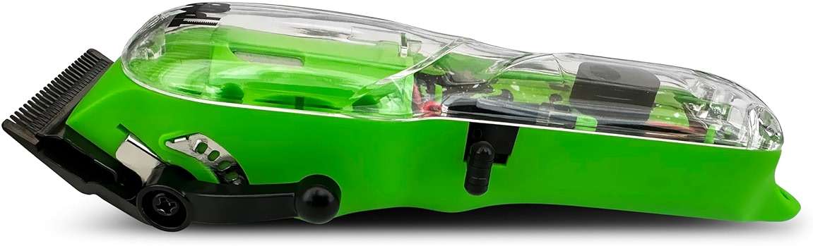 TPOB Slime 2 Barber Hair Clippers for Men 6800 RPM with Matte Green Case and X Fade Blade - Image 7