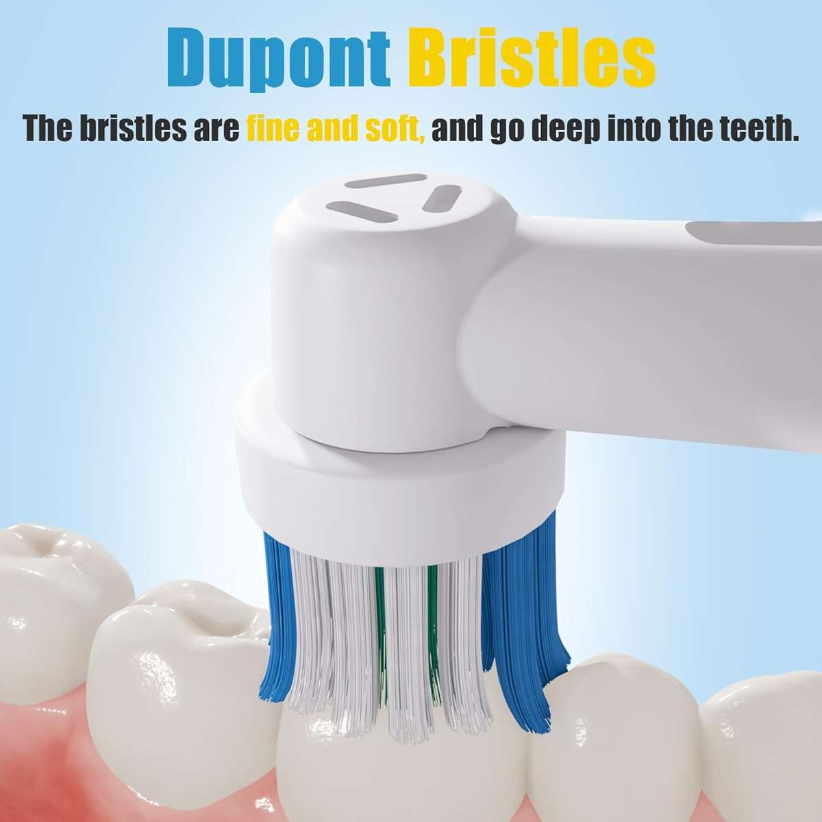 8 Pcs Replacement Toothbrush Heads Compatible with Oral B Braun, Professional Electric Toothbrush Brush Heads Refills for Oral-B Pro 500/750/1000/1500/3000/3757/5000/7000/7500/8000 - Image 4