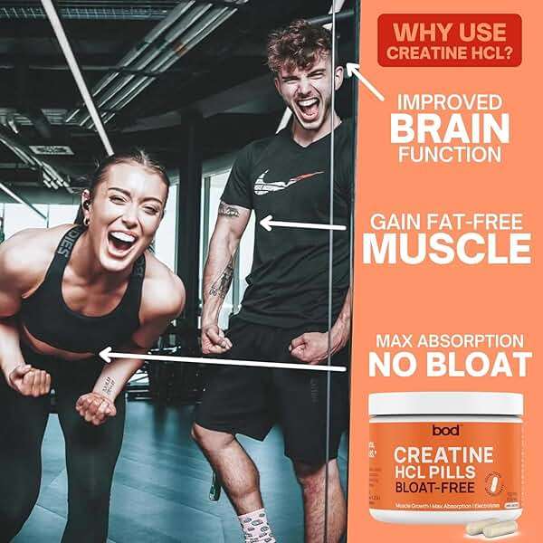 Bod Creatine HCL Capsules – 150 Pills | Creatine Hydrochloride Supplement for Men & Women | Easy-to-Swallow Alternative to Monohydrate Powder, Unflavored & Keto-Friendly - Image 4