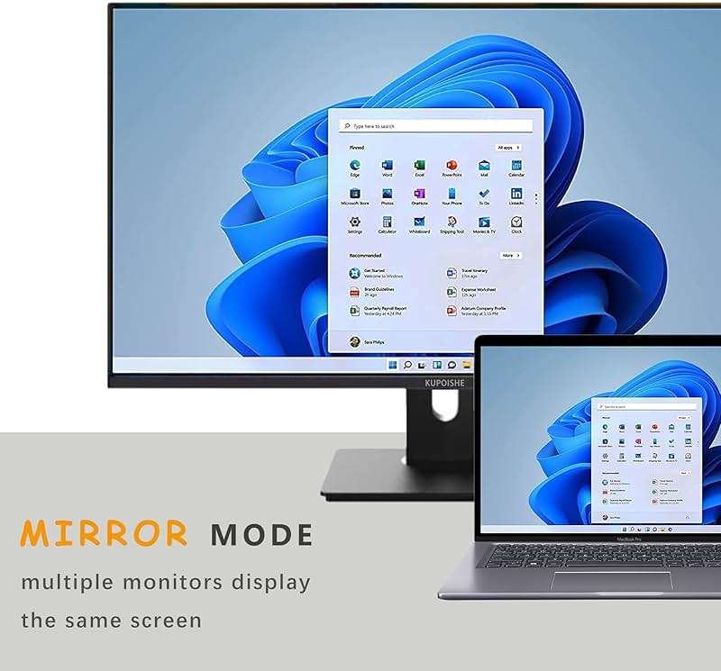 KUPOISHE USB to HDMI Adapter for Monitor Windows 11/10 / 8, HDMI USB Converter for Laptop Mac MacBook pro, USB 3.0 USB 2.0 HDMI Cable Multiple Monitors for Desktop PC TV - Image 3