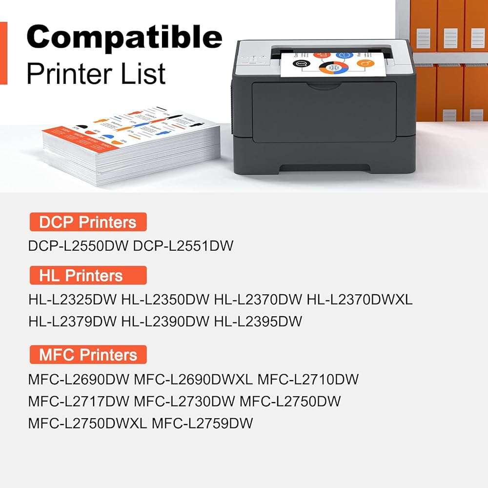 v4ink TN760 Toner Cartridge Replacement for Brother TN760 TN-760 TN730 TN770, High Yield 2-Pack, Compatible with Brother Printer HL-L2350DW L2370DW L2390DW MFC-L2690DW L2710DW L2750DW, 6000 Pages - Image 2