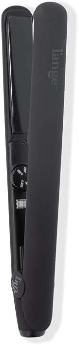 L'ANGE HAIR Le Ceramique 1-Pass Flat Iron Hair Straightener | Fast Heating Ceramic Flat Iron | Best Hot Tools Professional Hair Straightener to Lock in Moisture & Shine | (Black) - Image 1