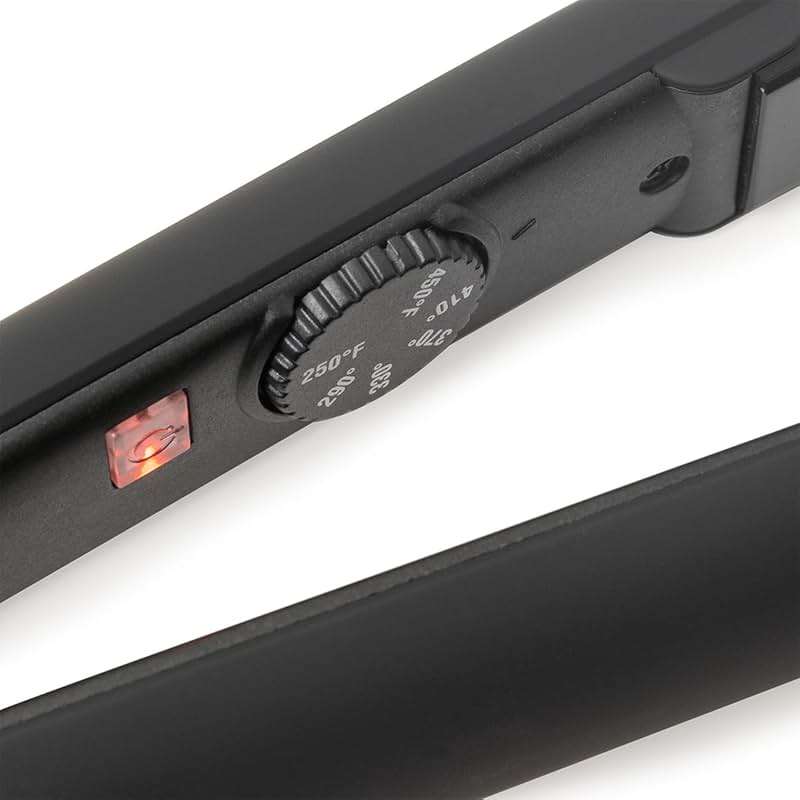L'ANGE HAIR Le Ceramique 1-Pass Flat Iron Hair Straightener | Fast Heating Ceramic Flat Iron | Best Hot Tools Professional Hair Straightener to Lock in Moisture & Shine | (Black) - Image 6