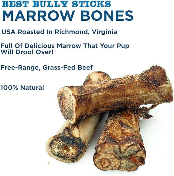 Best Bully Sticks Marrow Bones - 3 Count (Pack of 1) - USA Packed, Healthy Snack, Grass-Fed Beef, Long-Lasting, Great for Large Breeds - Image 3