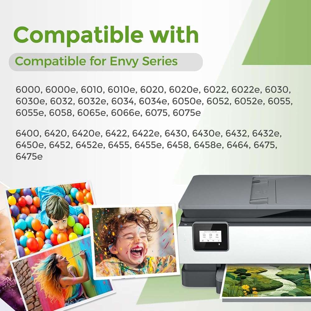 67XL Ink Cartridge Black/Color Combo Pack Replacement for HP Ink 67 67XL HP67 XL HP67XL for 2700 2700e 2752 2752e 2742e 2755e 4100 4100e 4152e 4155e 6000 6055e 6400 6458 6458e 6455e Printer - Image 3