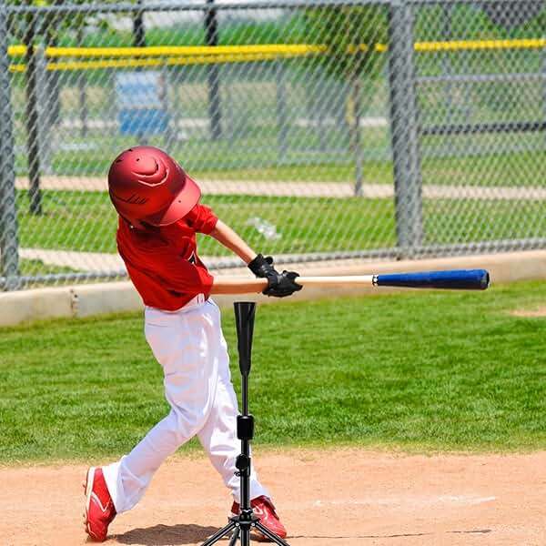 FDLS Baseball Batting tee for Adults and Youth Teens, Portable Tripod Stand Base Tee Easy Adjustable Height 27 to 46 inches for Hitting Training Practice, with Carrying Bag - Image 7