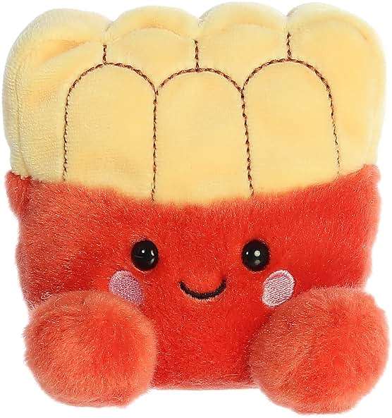 Aurora® Adorable Palm Pals™ Frenchy Fries™ Stuffed Animal - Fun Collectible Plush for Kids and Adult Collectors - Perfect for Decorating Rooms and Birthday Gifts - Yellow 4 Inches - Image 1