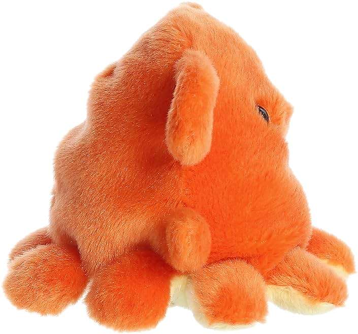 Aurora® Adorable Palm Pals™ Ditsy Octopus™ Stuffed Animal - Fun Collectible Plush for Kids and Adult Collectors - Perfect for Decorating Rooms and Birthday Gifts - Orange 5 Inches - Image 4