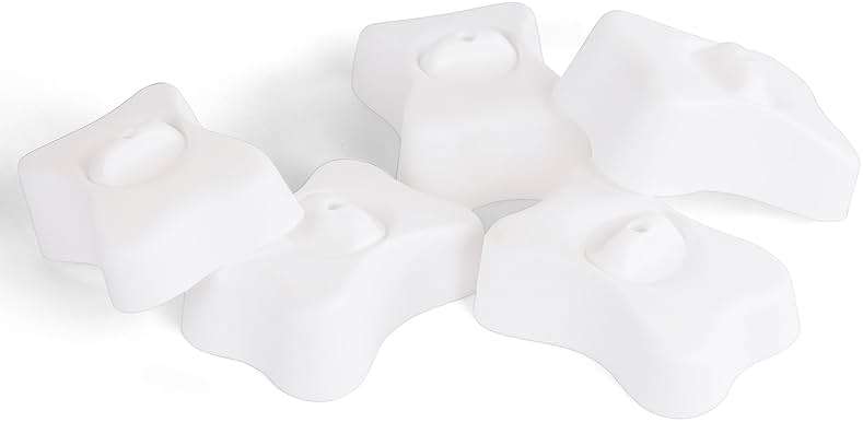 Outward Hound by Nina Ottosson Bone Replacement Parts for Interactive Dog Puzzles - DogBrick, DogTornado, DogSmart, PuppyTornado, PuppySmart, 5-Pack, White - Image 1