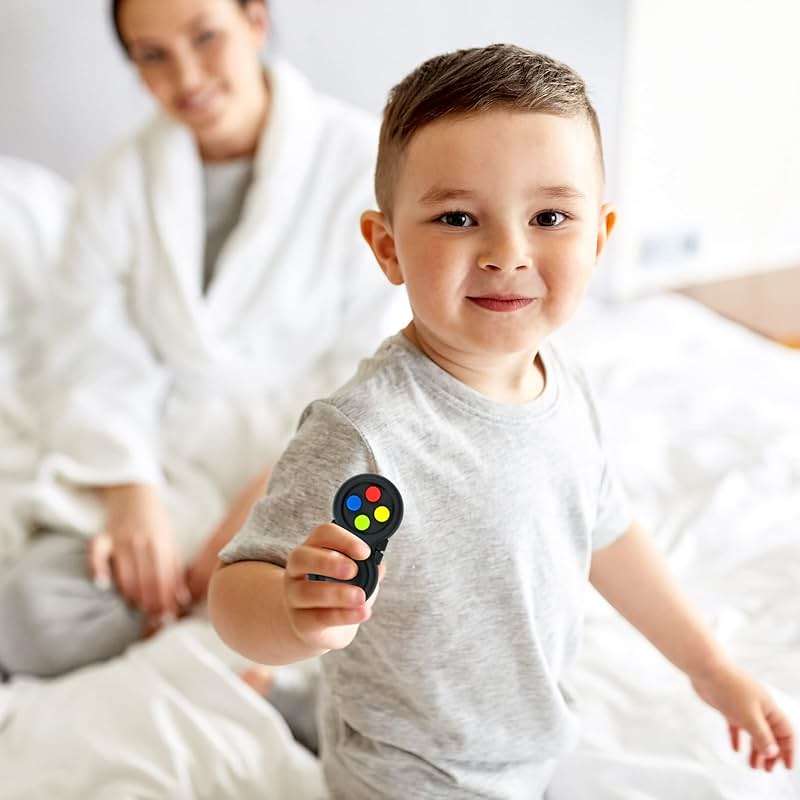 WTYCD Original Fidget Toy Game, Rubberized Classical Controller Fidget Concentration Toy with 8-Fidget Functions and Lanyard - Excellent for Relieving Stress and Anxiety - Image 3