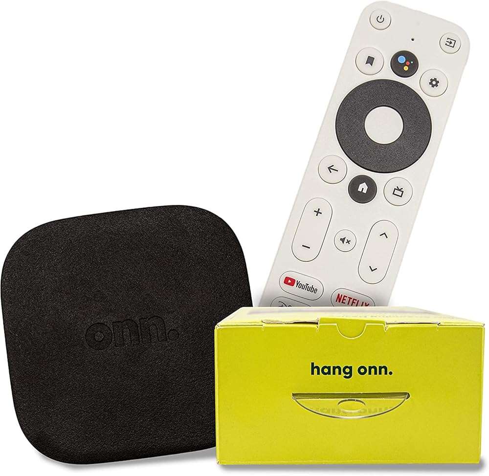 ONN Android TV 4K UHD Streaming Device with Voice Remote Control Google Assistant & High Speed HDMI Cable (100026240) Black - Image 4