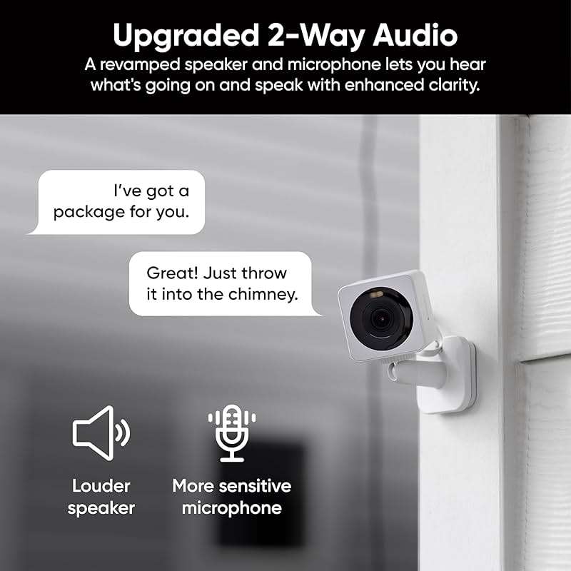 Wyze Cam OG Indoor/Outdoor 1080p Wi-Fi Smart Home Security Camera, Waterproof Outdoor Camera for Front Yard, Color Night Vision, Spotlight, 2-Way Audio, Works with Alexa & Google, Free Expert Setup - Image 6