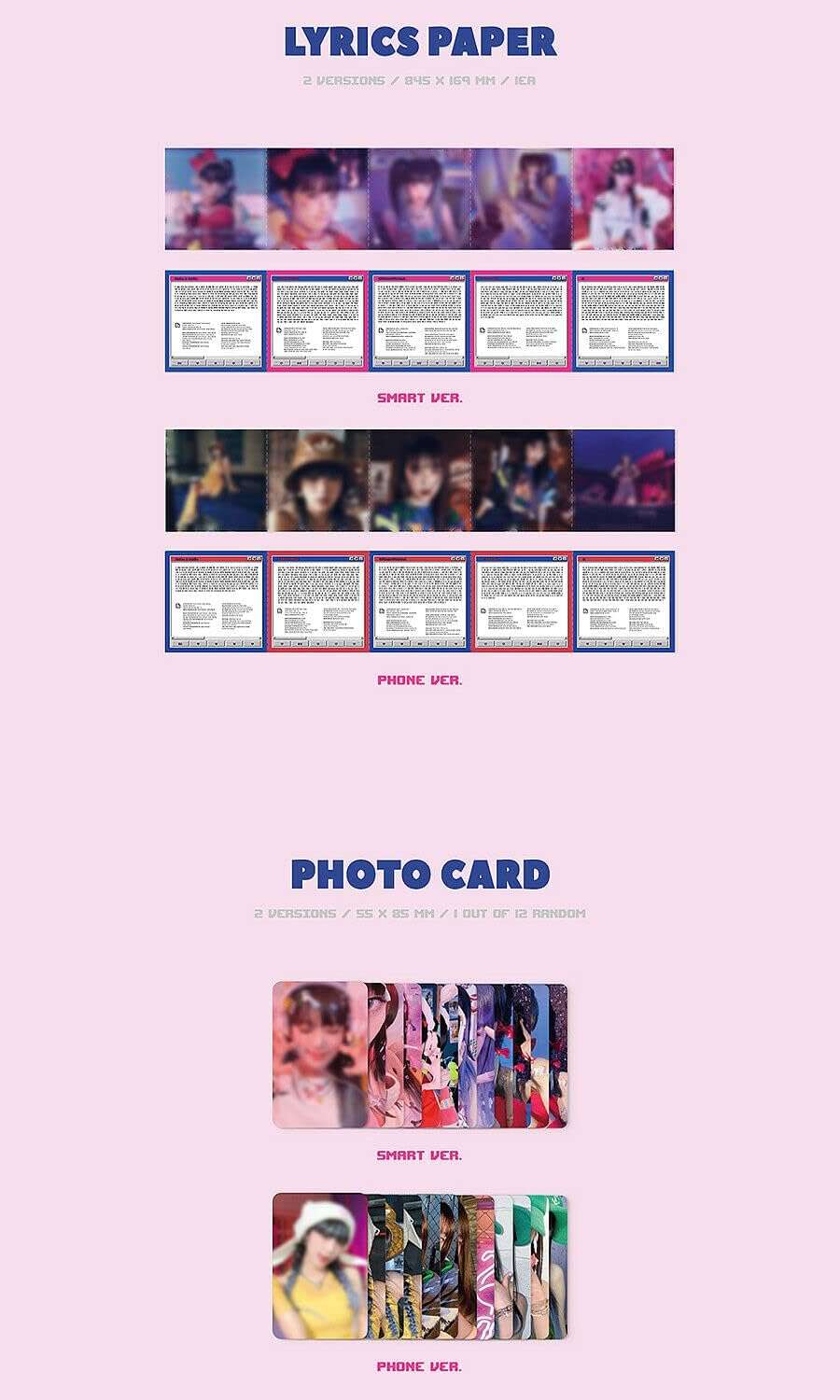 IZ*ONE CHOI YENA -SMARTPHONE 2nd Mini Album ( SMART + PHONE - 2 Version Full Set. ) K-POP SEALED - Image 6