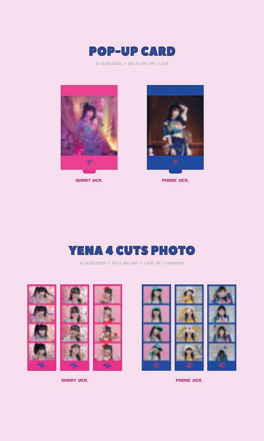 IZ*ONE CHOI YENA -SMARTPHONE 2nd Mini Album ( SMART + PHONE - 2 Version Full Set. ) K-POP SEALED - Image 7