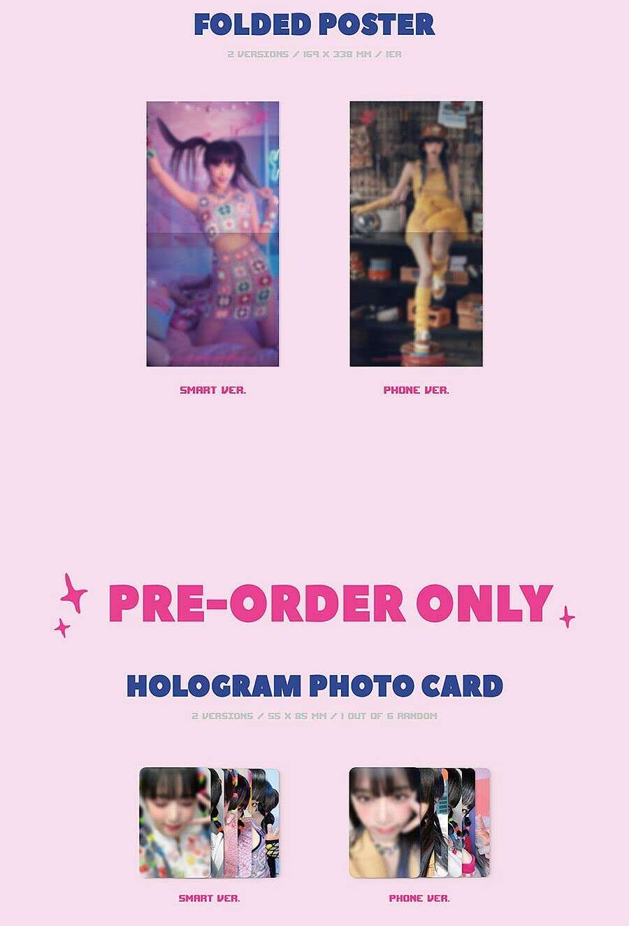 IZ*ONE CHOI YENA -SMARTPHONE 2nd Mini Album ( SMART + PHONE - 2 Version Full Set. ) K-POP SEALED - Image 8