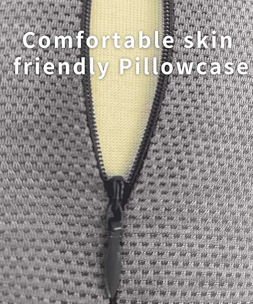 Bespilow Small Neck Roll Pillow,Say Goodbye to Neck Pain, Cervical Memory Foam Pillow for Tension Muscle Relief, Contour Support, Shoulder Pain Relaxer with Breathable Pillowcase, Odorless - Image 6