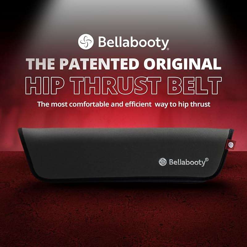 Bellabooty Premium Hip Thrust Belt - Adjustable Exercise Belt for Glutes & Squats, Hip Thrust Pad for Comfort, Versatile Gym Equipment for Home - Weightlifting Belt Support for Women - Image 2