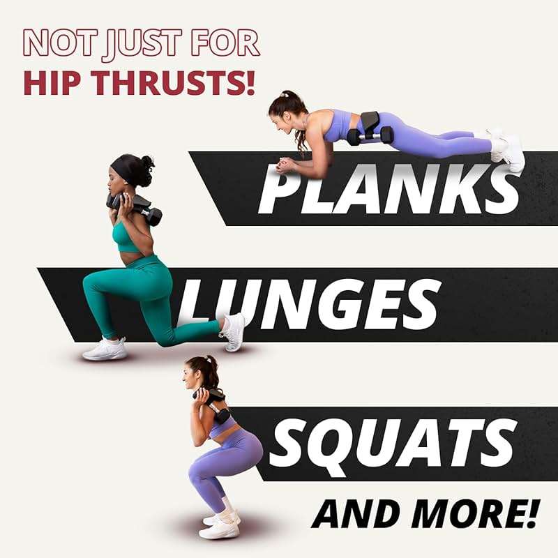 Bellabooty Premium Hip Thrust Belt - Adjustable Exercise Belt for Glutes & Squats, Hip Thrust Pad for Comfort, Versatile Gym Equipment for Home - Weightlifting Belt Support for Women - Image 7