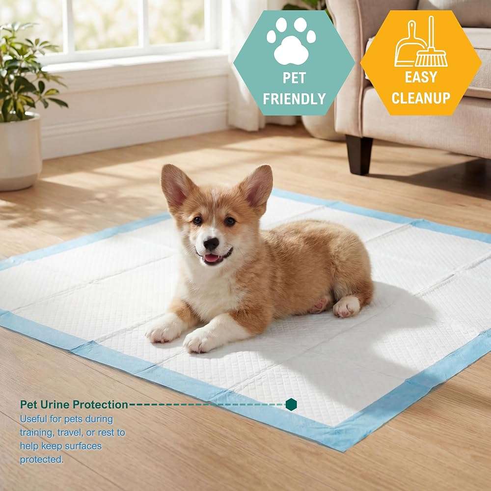 MED PRIDE 15 Disposable Underpads 23'' X 36'' Incontinence Pads, Chux, Bed Covers, Puppy Training | Thick, Super Absorbent Protection for Kids, Adults, Elderly - Image 5
