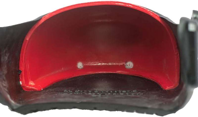 Double Hook and Loop Straps Safety Overshoes Steel Toe Caps, Titanium Aluminum Alloy Toe Shoe Covers, Steel Toe Covers, Slip Resistant Alloy Toe Overshoe, Visitor Safety Overshoe, Size M, Color Red - Image 5