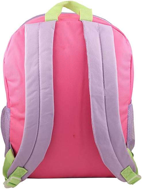 Fast Forward Baby Yoda Backpack with Lunch Box for Girls Set - Bundle with Baby Yoda Backpack, Baby Yoda Lunch Bag, Water Bottle, Stickers, Keychain, More | Star Wars Backpack for Girls - Image 3