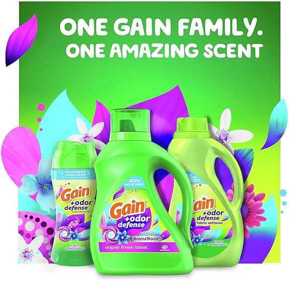 Gain Dryer Sheets Plus Odor Defense, Super Fresh Blast Scent, 240 Count, Helps fight static and odor, laundry sheets - Image 9