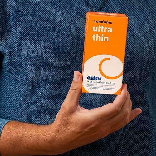 Hello Cake Ultra Thin Condoms, Premium Silicone Lubricated Latex Condoms for Men, Made for a Super Close Feel and a Natural Fit, BPA Free, Fragrance-Free, Glycerin Free – 12 Count - Image 2