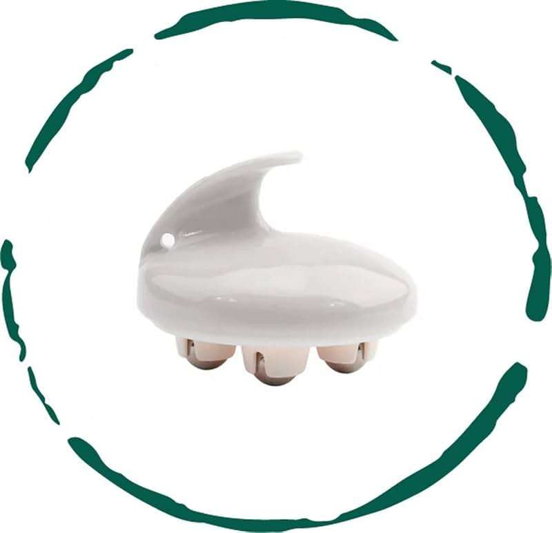 BeNat Rolling Body Massager. Self-Massage Tool. Portable, Lightweight. (White) - Image 1