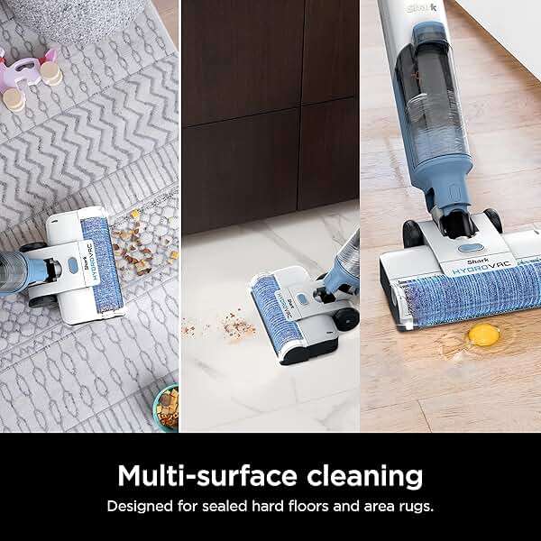 Shark HydroVac Antimicrobial Brushroll* & 2-Pack Filter Bundle, Compatible with All Hydrovac 3-in-1 Multi-Surface Cleaners for All Sealed Hard Floors and Area Rugs, Purple/White, WDB1F2 - Image 3