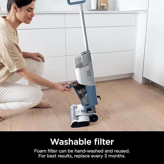 Shark HydroVac Antimicrobial Brushroll* & 2-Pack Filter Bundle, Compatible with All Hydrovac 3-in-1 Multi-Surface Cleaners for All Sealed Hard Floors and Area Rugs, Purple/White, WDB1F2 - Image 6