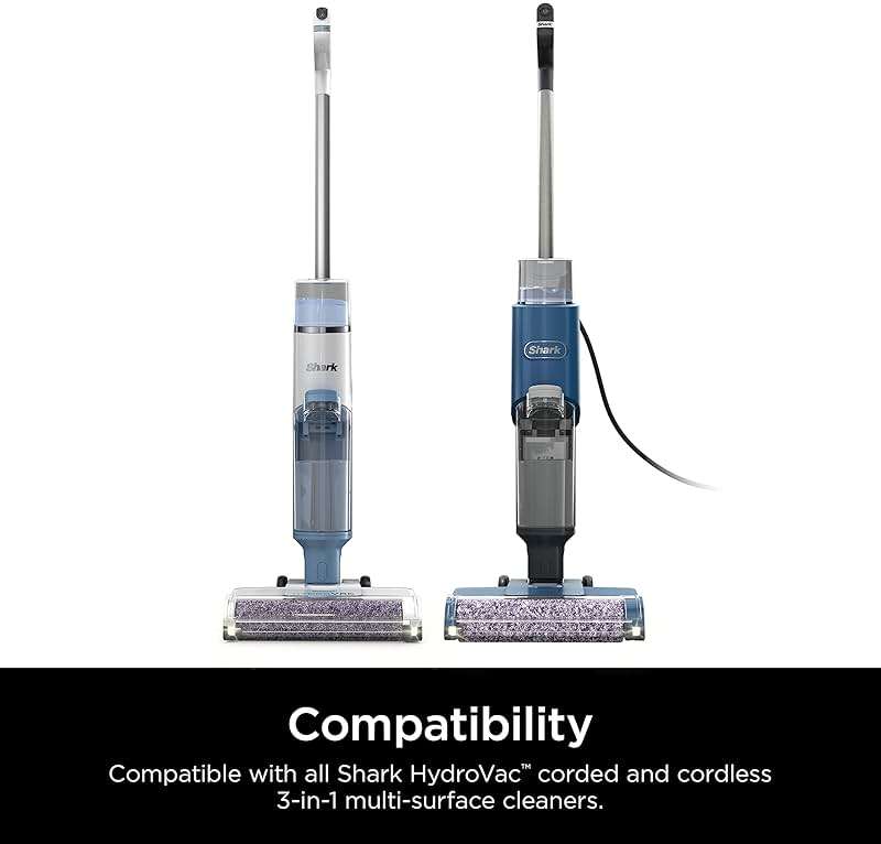 Shark HydroVac Antimicrobial Brushroll* & 2-Pack Filter Bundle, Compatible with All Hydrovac 3-in-1 Multi-Surface Cleaners for All Sealed Hard Floors and Area Rugs, Purple/White, WDB1F2 - Image 7