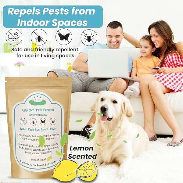UpBloom - Pest Prevent All-Natural Repellents Home and Garage Defense from Mouse, Spider, Roaches, and Insects 10 Pest Control and Repeller Pouches - Image 6