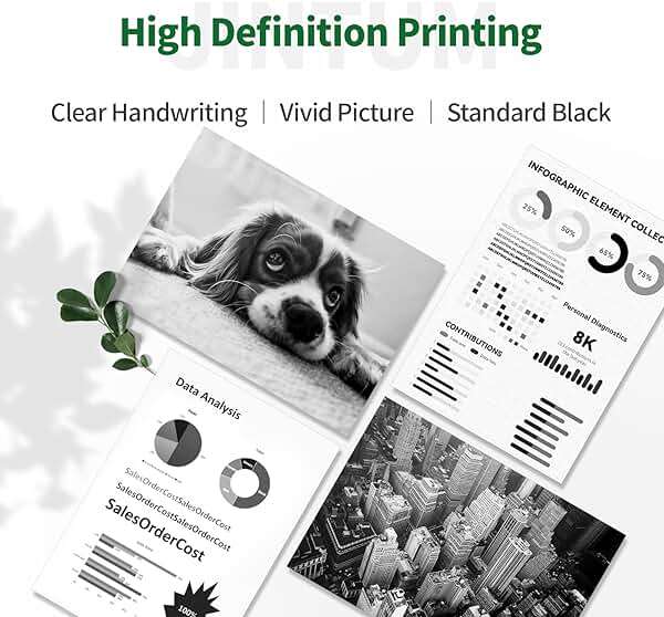 JINTUM TN760 Compatible Toner Cartridge Replacement for Brother TN-760 TN730 TN-730 High Yield for MFC-l2710DW HL-L2390DW MFC-l2690DW MFC-l2717DW DCP-L2550DW MFC-L2750DW HL-L2395DW (4 Black) - Image 4