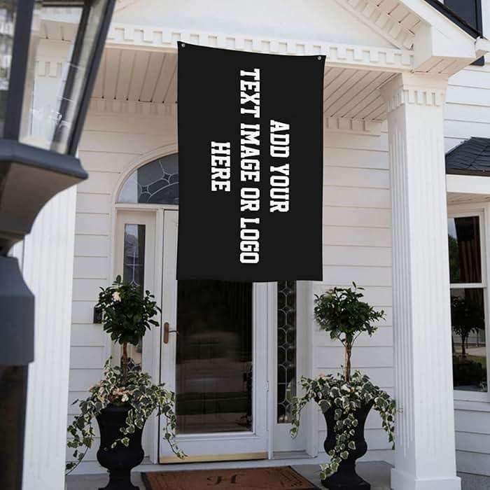 Custom Flag 3*5ft Personalize Add Your Text Photo Image Custom Yard Flags Dorm Room Flags For Garden Street Decoration Flag & Banners, Black, One Size - Image 7
