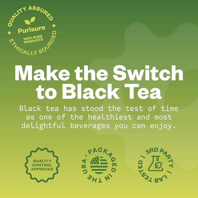 Instant Black Tea Extract Powder, Unsweetened Iced Tea Extract Powder from Real Black Tea Leaves for Hot or Cold Drinks, Instant Black Tea Mix for Beverages, Smooth Mixing, Zero Additives, Non-GMO, 125g , 250 Servings - Image 7