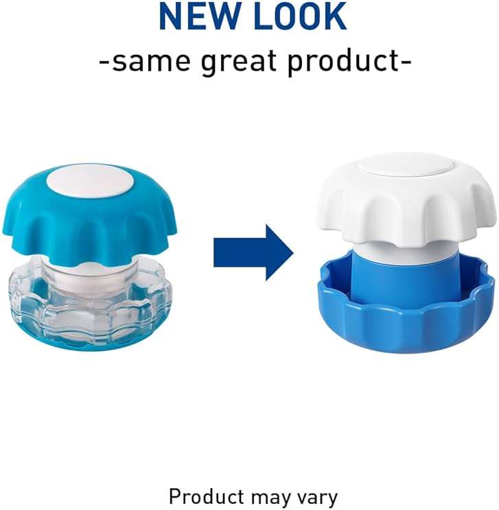 EZY DOSE Crush Pill, Vitamins, Tablets, Crusher and Grinder with Storage Compartment, Kids, Pets, Elderly, Effortlessly Crushes Medications into Fine Powder, Easy-to-Use Design, Blue, BPA Free - Image 5
