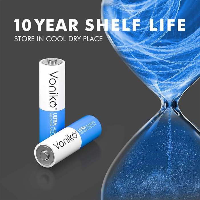 Voniko - Premium Grade AA Batteries - (800 Pack) - Alkaline Double A Battery - Ultra Long-Lasting, Leakproof 1.5v Batteries - 10-Year Shelf Life - Image 3