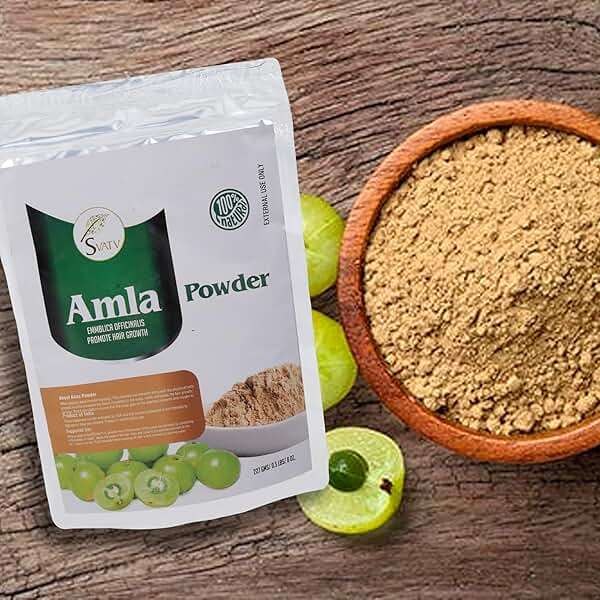 SVATV Amla Powder, Emblica Officinalis, Amalaki, Indian Gooseberry, 227g, 8 Ounce - Promotes Hair Growth, Strong & Long Hairs - Image 5