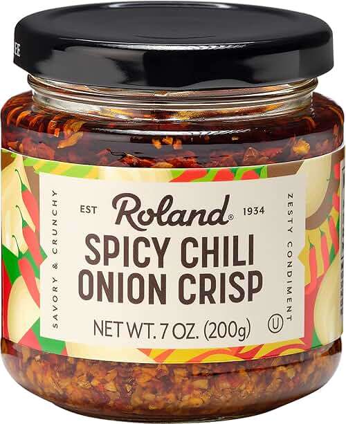 Roland Foods Spicy Chili Onion Crisp, 7 Ounce - Image 1