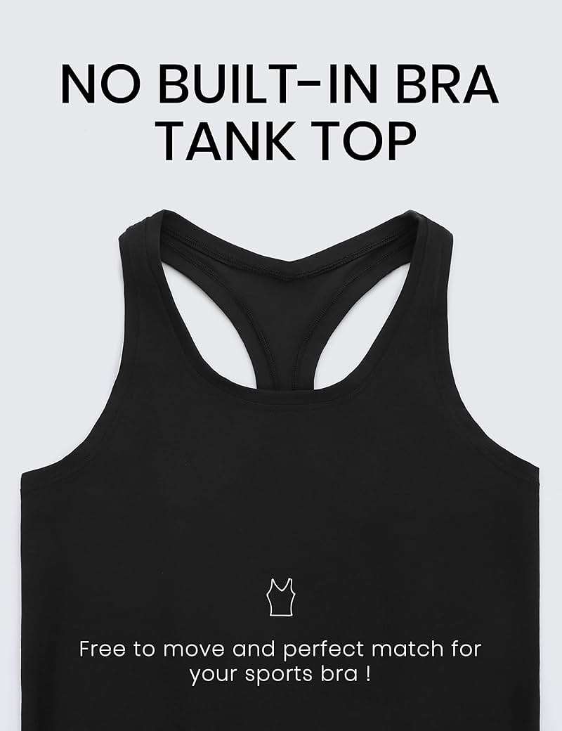 CRZ YOGA Butterluxe Racerback Tank Tops for Women - Yoga Workout Casual Gym Athletic Camisole Tight Sleeveless Shirts - Image 3