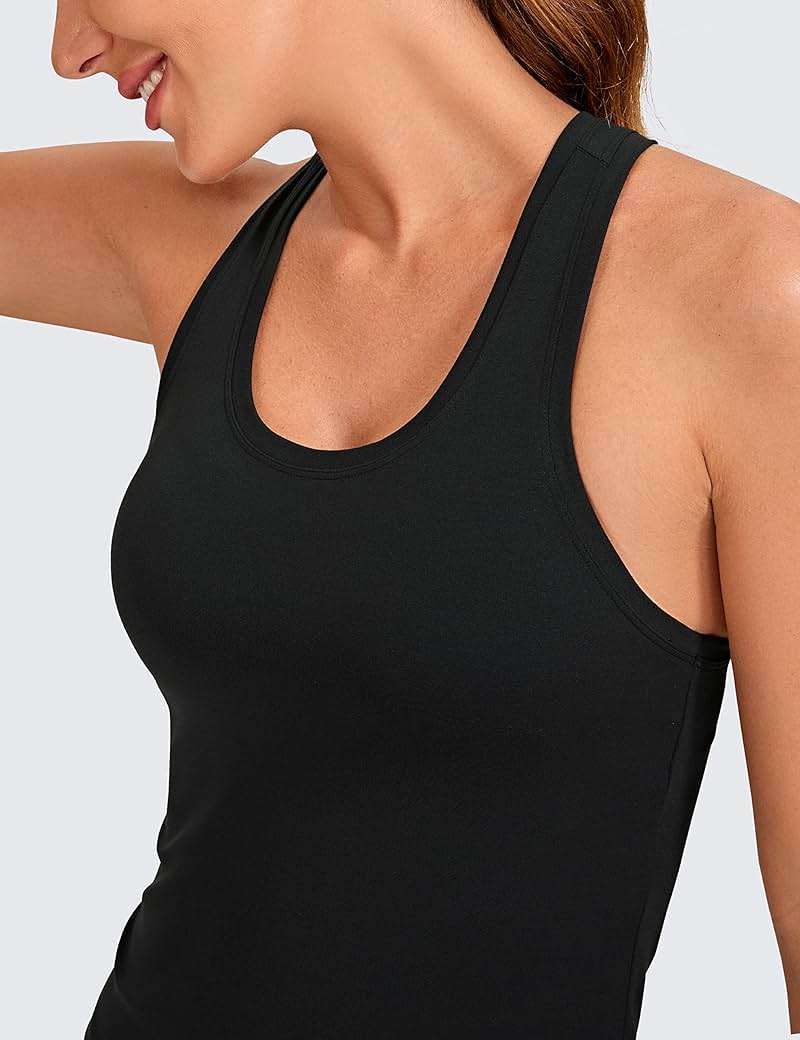 CRZ YOGA Butterluxe Racerback Tank Tops for Women - Yoga Workout Casual Gym Athletic Camisole Tight Sleeveless Shirts - Image 5