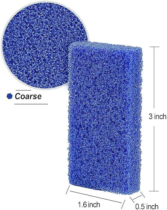 Maryton Disposable Foot Scrubber Pumice Pads, Pedicure Pumice Stone Dead Skin Callus Remover for Feet, 40Pcs (Dark Blue Coarse) - Image 6