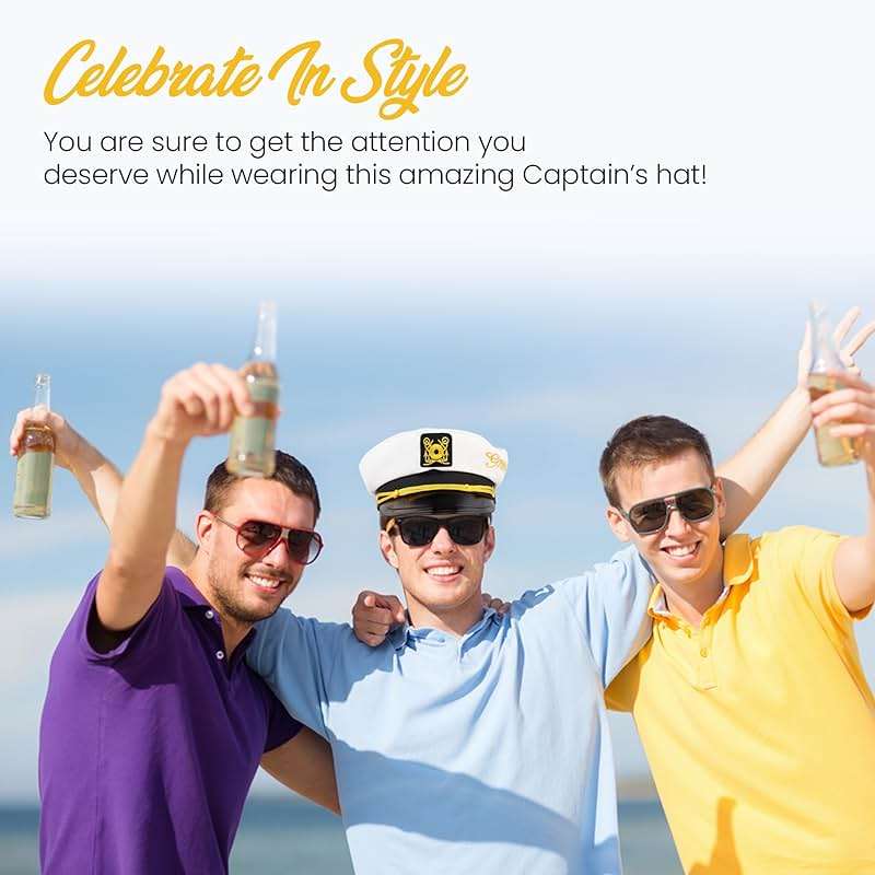 Brosash Bachelor Party Captain's Hat - Groom to Be Nautical Bachelor Hat | Funny Accessory Boats n' Hoes Bridal Shower - Image 4
