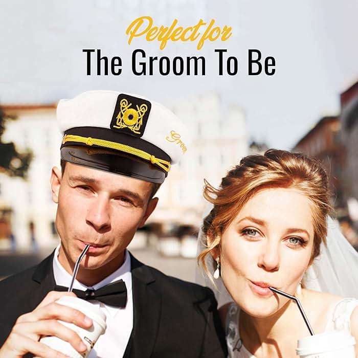 Brosash Bachelor Party Captain's Hat - Groom to Be Nautical Bachelor Hat | Funny Accessory Boats n' Hoes Bridal Shower - Image 7