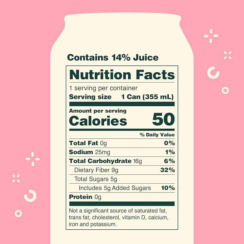OLIPOP Prebiotic Soda Pop, Crisp Apple, A New Kind of Soda Packed with Prebiotics, Fiber, and Botanicals, Gluten Free, GMO Free, 12 Fl Oz - Image 5