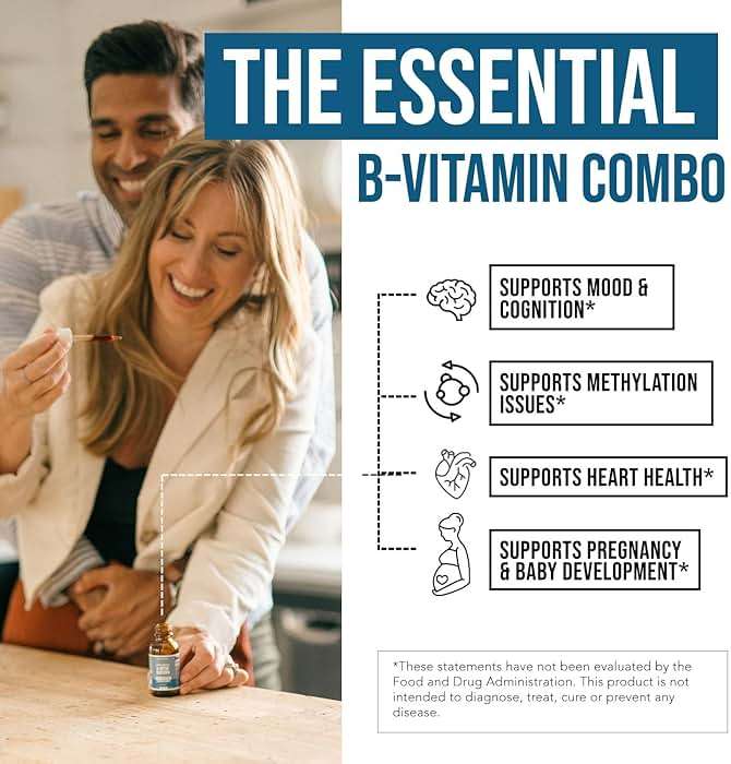 L Methyl Folate 15mg Plus Methyl B12 Cofactor – Organic Berry Flavor, High Potency Liquid Sublingual Active 5-MTHF Form - Supports Mood, Methylation, Cognition – Bioactive Forms Vitamin B9 & B12 (1oz) - Image 4