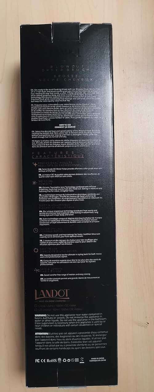 One-Step Hot Hair Blow Dryer Brush, Easy Salon-Style Blowouts, Less Frizz, More Shine, 3 Temps 2 Speeds, 60mm Barrel - Image 11